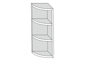 19.30.0р Полка угловая (h=913) радиусная  ЛДСП УНИ в Верхнем Тагиле - verhnij-tagil.magazinmebel.ru | фото