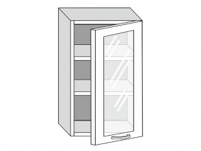 19.50.3 Шкаф настенный (h=913) на 500мм с 1-ой стекл. дверцей в Верхнем Тагиле - verhnij-tagil.magazinmebel.ru | фото