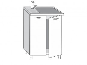 2.60.2мн Шкаф-стол на 600мм под накладную мойку с 2-мя дверцами в Верхнем Тагиле - verhnij-tagil.magazinmebel.ru | фото