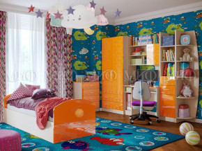 Детская комната Юниор-2 Оранжевый металлик в Верхнем Тагиле - verhnij-tagil.magazinmebel.ru | фото