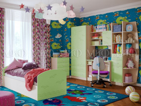 Детская комната Юниор-2 Салатовый в Верхнем Тагиле - verhnij-tagil.magazinmebel.ru | фото