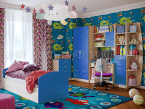 Детская комната Юниор-2 Синий в Верхнем Тагиле - verhnij-tagil.magazinmebel.ru | фото