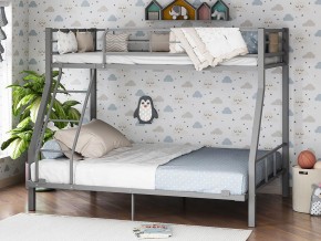 Двухъярусная кровать Гранада-1 140 Серая в Верхнем Тагиле - verhnij-tagil.magazinmebel.ru | фото
