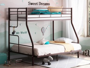 Двухъярусная кровать Гранада-3 140 коричневый в Верхнем Тагиле - verhnij-tagil.magazinmebel.ru | фото