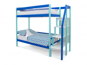 Двухъярусная кровать Svogen мятно-синий в Верхнем Тагиле - verhnij-tagil.magazinmebel.ru | фото - изображение 1