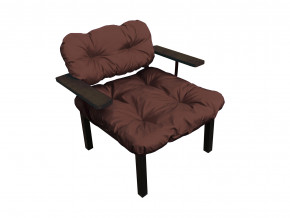 Кресло Дачное коричневая подушка в Верхнем Тагиле - verhnij-tagil.magazinmebel.ru | фото
