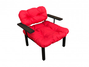 Кресло Дачное красная подушка в Верхнем Тагиле - verhnij-tagil.magazinmebel.ru | фото