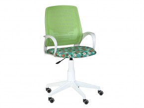 Кресло компьютерное Ирис white kids стандарт зеленый-Т-58 в Верхнем Тагиле - verhnij-tagil.magazinmebel.ru | фото - изображение 1
