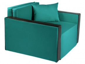 Кресло-кровать Милена с подлокотниками рогожка emerald в Верхнем Тагиле - verhnij-tagil.magazinmebel.ru | фото