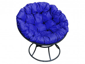 Кресло Папасан без ротанга синяя подушка в Верхнем Тагиле - verhnij-tagil.magazinmebel.ru | фото