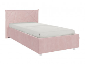 Кровать Бест 900 велюр нежно-розовый в Верхнем Тагиле - verhnij-tagil.magazinmebel.ru | фото