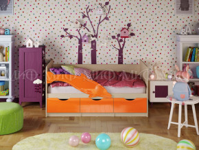 Кровать Дельфин-1 1600 Оранжевый металлик в Верхнем Тагиле - verhnij-tagil.magazinmebel.ru | фото