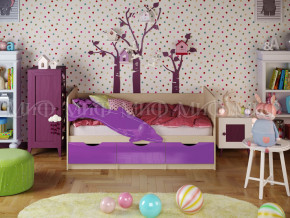 Кровать Дельфин-1 1800 Фиолетовый металлик в Верхнем Тагиле - verhnij-tagil.magazinmebel.ru | фото