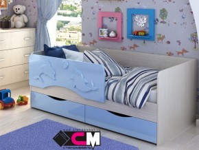 Кровать детская Алиса КР 812 голубая 1600 в Верхнем Тагиле - verhnij-tagil.magazinmebel.ru | фото