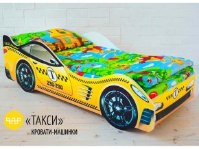 Кровать детская машина Такси в Верхнем Тагиле - verhnij-tagil.magazinmebel.ru | фото