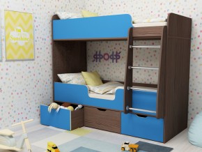 Кровать двухъярусная Малыш двойняшка бодега-голубой в Верхнем Тагиле - verhnij-tagil.magazinmebel.ru | фото