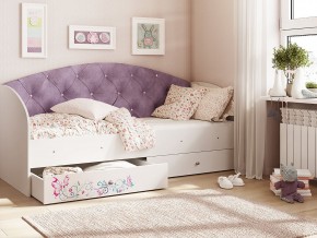 Кровать Эльза Белый-фиолетовый в Верхнем Тагиле - verhnij-tagil.magazinmebel.ru | фото