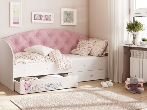 Кровать Эльза Белый-розовый в Верхнем Тагиле - verhnij-tagil.magazinmebel.ru | фото