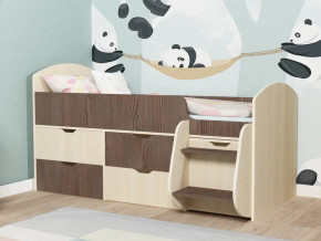 Кровать Малыш-7 Дуб-Бодега в Верхнем Тагиле - verhnij-tagil.magazinmebel.ru | фото