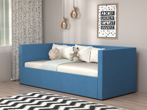 Кровать мягкая с подъёмным механизмом арт. 030 синий в Верхнем Тагиле - verhnij-tagil.magazinmebel.ru | фото
