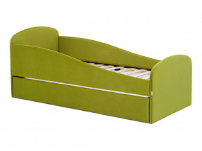 Кровать с ящиком Letmo оливковый (велюр) в Верхнем Тагиле - verhnij-tagil.magazinmebel.ru | фото