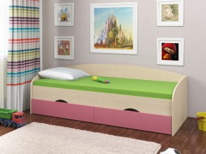 Кровать Соня 2 дуб молочный-розовый в Верхнем Тагиле - verhnij-tagil.magazinmebel.ru | фото