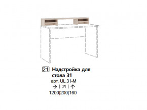 Надстройка для стола 31 (Полка) в Верхнем Тагиле - verhnij-tagil.magazinmebel.ru | фото