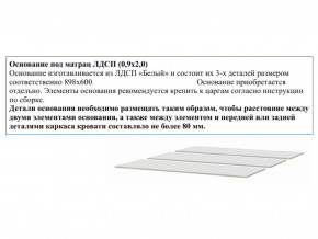 Основание из ЛДСП 0,9х2,0м в Верхнем Тагиле - verhnij-tagil.magazinmebel.ru | фото