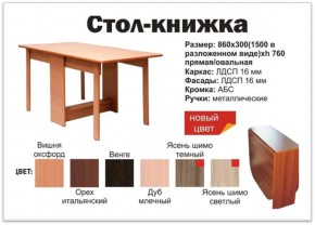 Прямой стол-книжка венге в Верхнем Тагиле - verhnij-tagil.magazinmebel.ru | фото - изображение 2