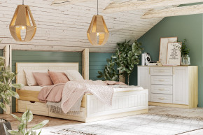 Спальня Оливия с комодом в Верхнем Тагиле - verhnij-tagil.magazinmebel.ru | фото