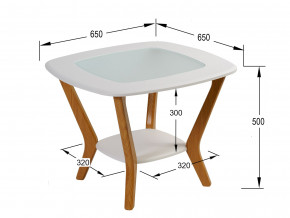 Стол журнальный Мельбурн Белый в Верхнем Тагиле - verhnij-tagil.magazinmebel.ru | фото - изображение 2